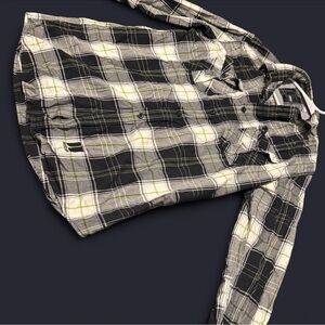 Jack & Jones Black and White Checkered Shirt